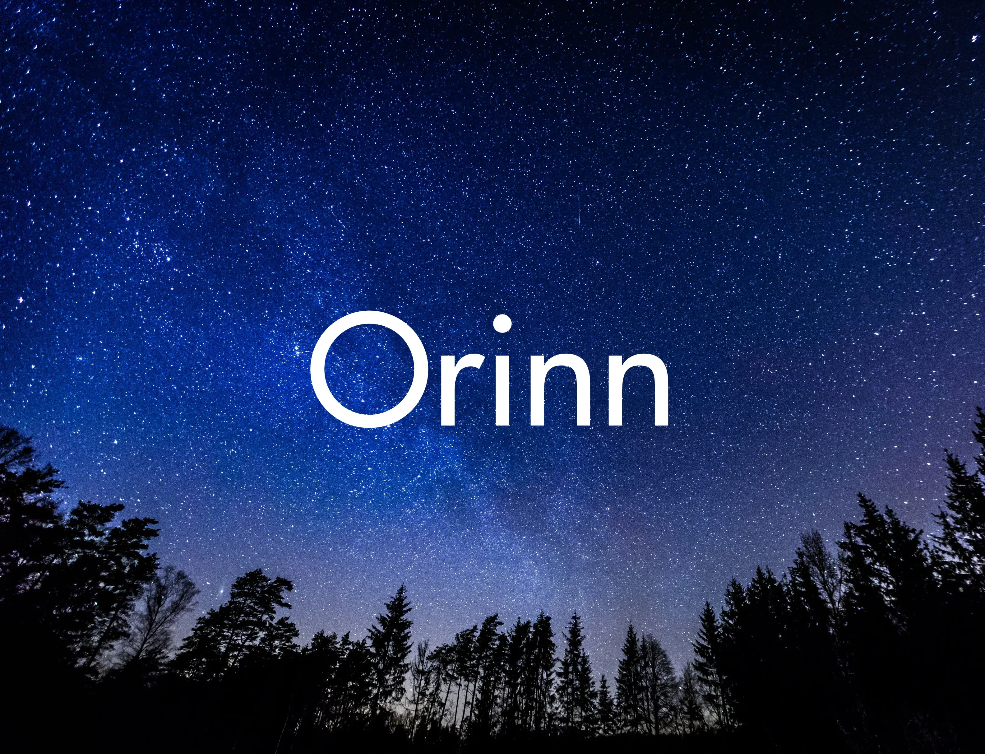 Orinn in production