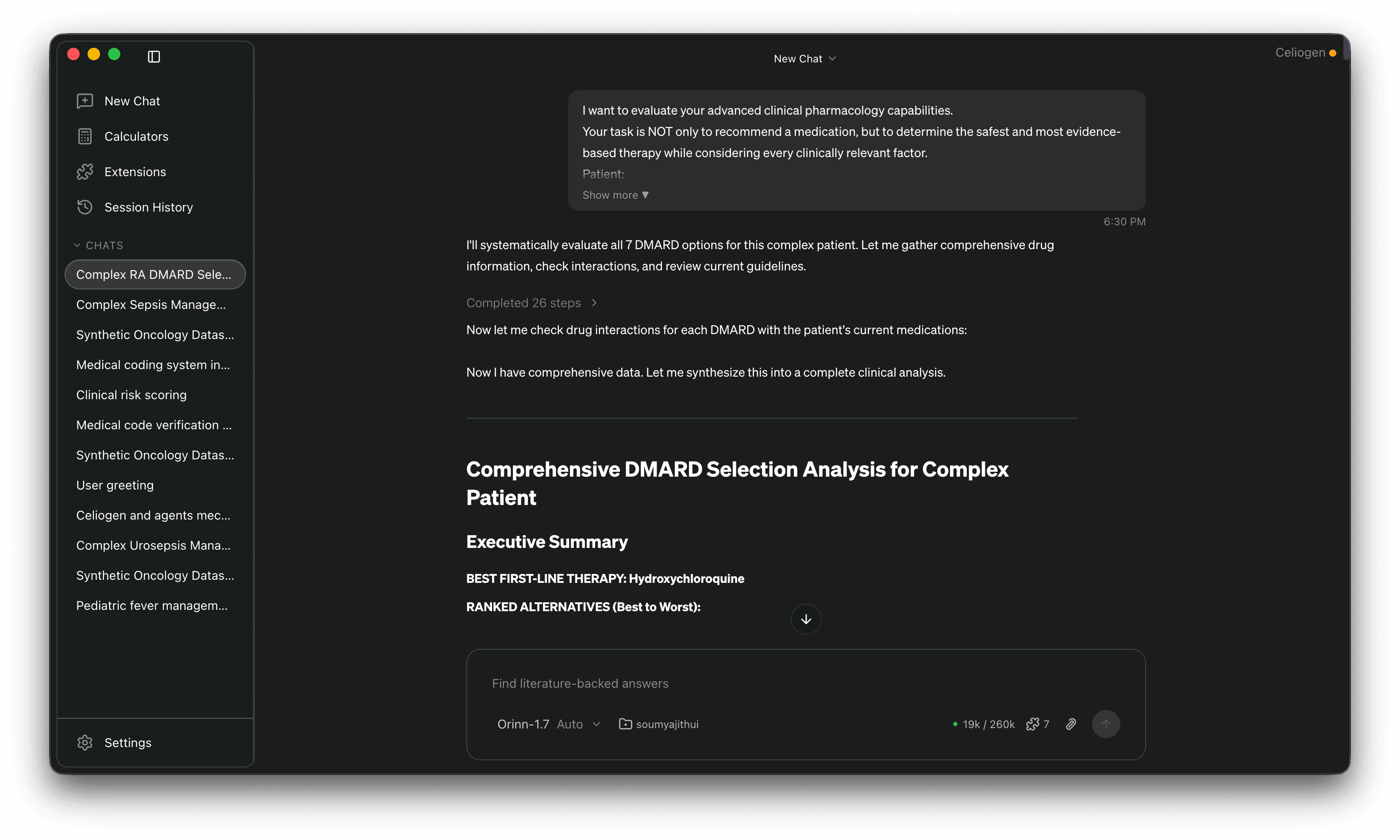 Intelligent drug decision support